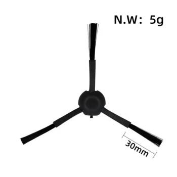 Perii de colț pentru aspirator Mi Robot - 2 bucati la set negru