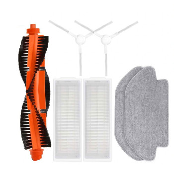 Set accesorii pentru Xiaomi Robot Vacuum S10 cu perii albe