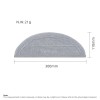 Lavetă mop de schimb pentru Roborock Q10 X5/ Q10 X5+/ Q10P+/ Q10 PF/ Q10 PF+/ Q8 Max Pro/ Q8 Max Pro+