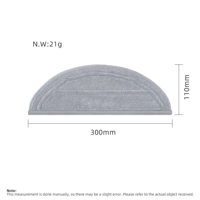 Lavetă mop de schimb pentru Roborock Q10 X5/ Q10 X5+/ Q10P+/ Q10 PF/ Q10 PF+/ Q8 Max Pro/ Q8 Max Pro+