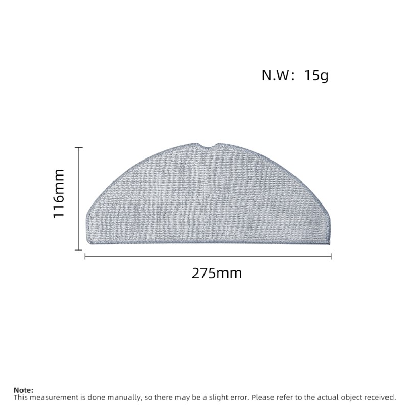 Lavetă mop de schimb pentru Roborock Q7 M5 / Q7 M5+ / Q7 L5 / Q7 L5+ / Q7 TF / Q7 TF+ / Q7 BF / Q7 BF+ / Q7 T+ / Q8