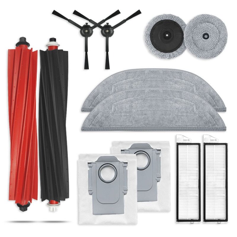 Set accesorii pentru Roborock S8 MaxV Ultra cu perii negre Set accesorii pentru Roborock S8 MaxV Ultra cu perii negre