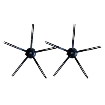 Set 2 perii siliconice laterale compatibile Roborock S-serie / Q-serie Negru 