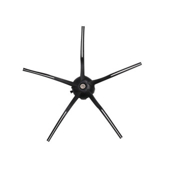 Set 2 perii siliconice laterale compatibile Roborock S-serie / Q-serie Negru 
